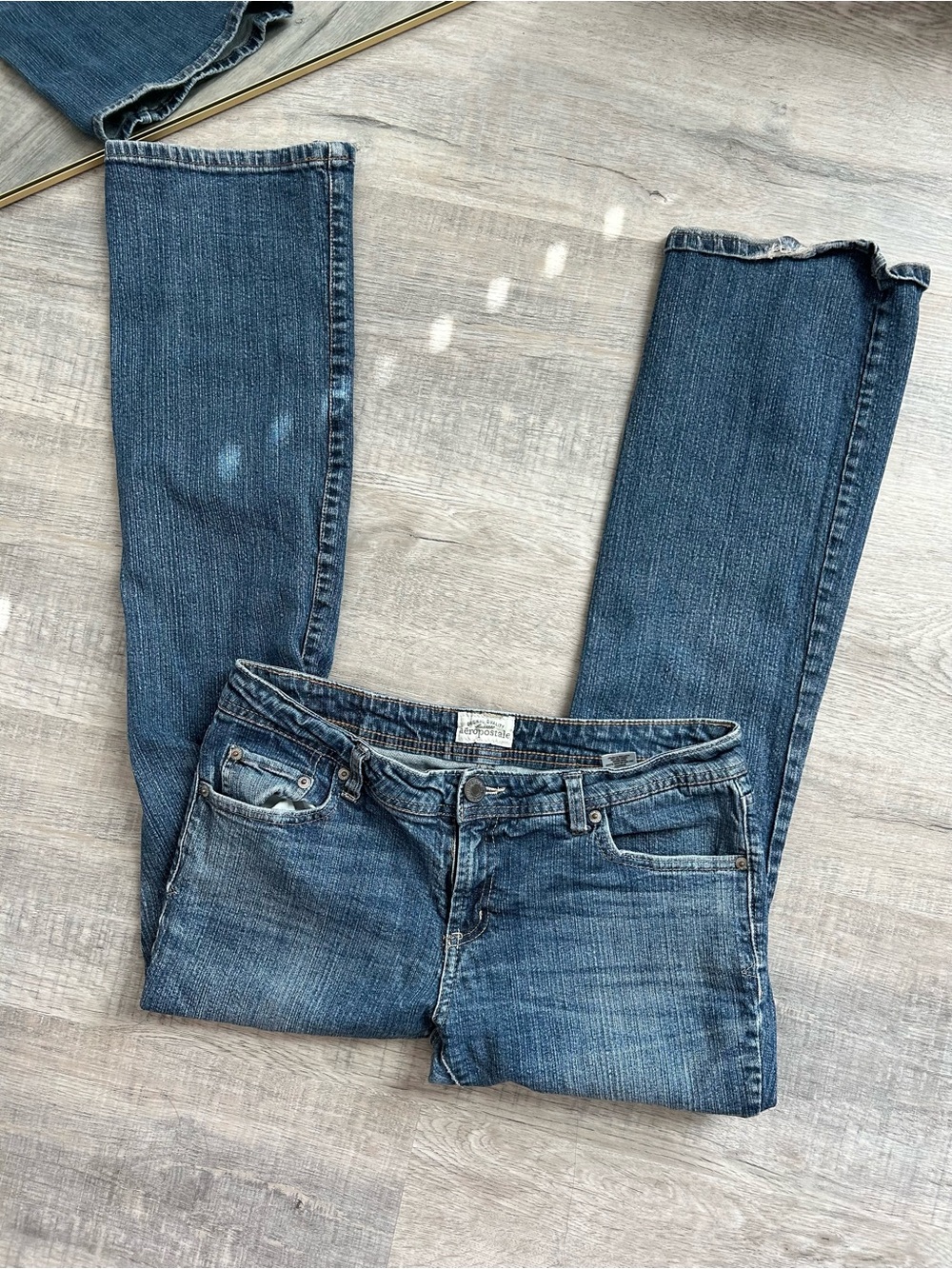Y2K Aeropostale Low Rise Chelsea Bootcut Jeans Size 12 R Vintage Medium Wash